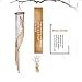 DEWEL Wind Chimes Amazing Grace Wind Chime with 18 Aluminum Alloy Tubes 36'' Large Wind Chimes with Free 2 Pack Hooks Home Decoration for Indoor Outdoor Patio Lawn Garden Balcony Porch Backyard