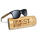Bamboo Sunglasses - 100% Polarized Wood Shades for Men & Women from the