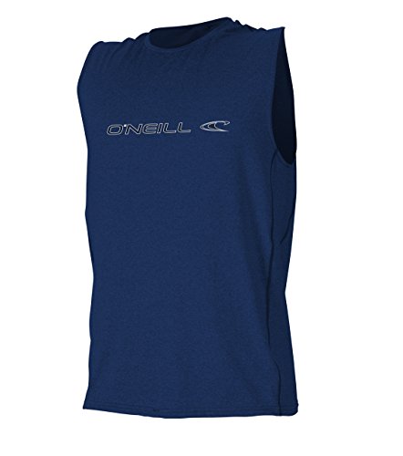 ONeill-Wetsuits-Mens-UV-Sun-Protection-Hybrid-Sleeveless-Tee-Sun-Shirt-Rash-Guard-Navy-Large ONeill-Wetsuits-Mens-UV-Sun-Protection-Hybrid-Sleeveless-Tee-Sun-Shirt-Rash-Guard-Navy-Large