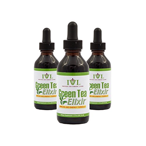 Institute for Vibrant Living Green Tea Elixir, Green Tea Concentrate (20 Cups per couple of drops), Liquid Vitamin - Immune Booster - 3 Month Supply Institute for Vibrant Living Green Tea Elixir, Green Tea Concentrate (20 Cups per couple of drops), Liquid Vitamin - Immune Booster - 3 Month Supply