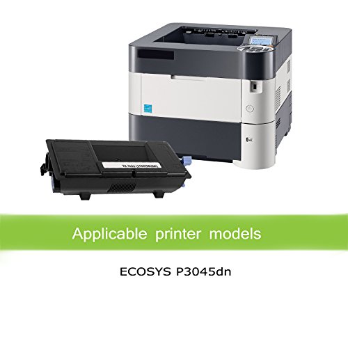 Awesometoner Compatible 1 Pack TK-3162 Toner Cartridge For Kyocera-Mita ECOSYS P3045dn Yield 12500 Pages