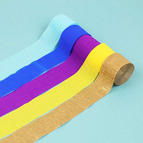 SUBANG 39 Rolls 426 Yard Crepe Paper Streamers Party Streamers Backdrop Decorations for Birthday Christmas Graduation Ceremony - Thumbnail 2