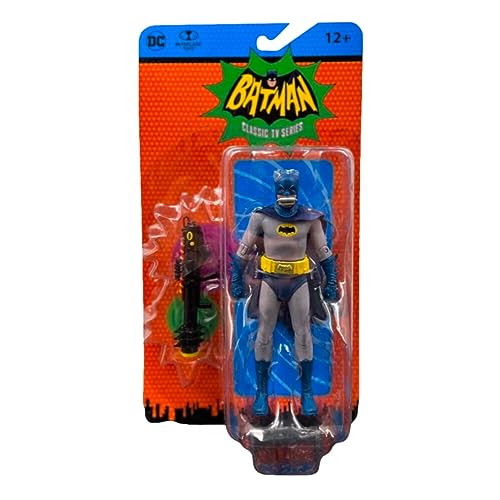 BANDAI McFarlane Toys DC Retro Figurine Batman 66 Batman with Oxygen Mask 15 cm TM15026 Coloré