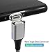 Smart&Cool 5 Feet Gen-X Magnetic USB-C Fast Charging & Data Sync Cable Compatible with Mobile Device with USB-C Interface (Silver, 5ft-2pack)