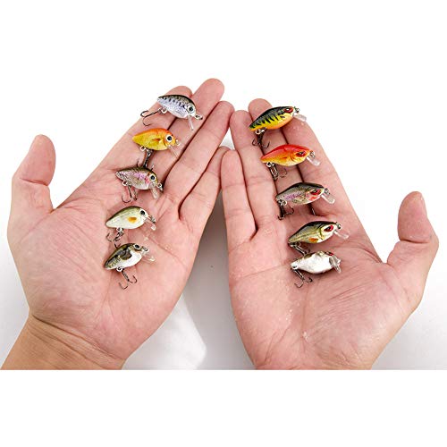 FOVONON Crankbaits Set Köder Angeln harte Köder Schwimmköder Boot Ozean Topwater Köder Kit Angelzubehör Elritze Vib Set… – Bild 6