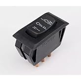 Tower HIGH-Off-Low 3 Pins 3 Positions Maintained Rocker Switch