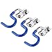 NUOLUX Mop Holder Broom Holder S-Type Wall Mounted Organizer Brush Storage Hanger 3pcs