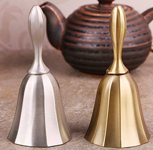 Feyarl Hand Call Bell Alarm Hand Hold Service Call Bell Desktop Dinner Bell Game Bell 2pcs