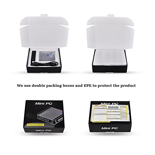 Qotom Four LAN Mini PC with 8GB RAM 128GB SSD, VGA, 4 USB Port, celeron j1900 Processor Quad core 2 GHz, Fanless Mini PC Support OPNsense