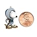Hallmark Keepsake 0899QXM8367 Mini Christmas Ornament 2019 Year Dated Peanuts Winter Fun With Snoopy Snowshoeing Miniature, 1.04