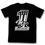 Evel Knievel Shirt Red One Adult Red Tee T-shirt