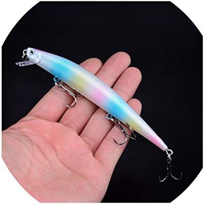 Fishing Lures 12.5cm/12.4g Minnow 6 Color Select Hard Bait Crankbait Wobbler Tackle
