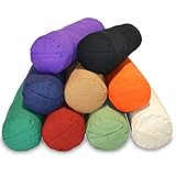 YogaAccessories (TM) Round Cotton Yoga Bolster