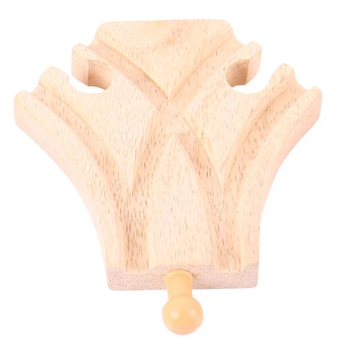 Bigjigs Rail BJT106 Curved Turnouts (Pack of 4)