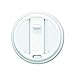 Dixie 10-20 oz. Reclosable Plastic Hot Coffee Cup Lid by GP PRO (Georgia-Pacific) White TP9542 1000 Count (100 Lids Per Sleeve; 10 Sleeves Per Case)