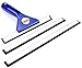 Jet Clean Home, Bathroom, & Shower Squeegee Window Cleaner – Easy Squeegee 3-Size Pro-All Purpose for Washing Glass, Mirror, Shower, Window, Auto