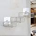 Stainless Steel Shelf Organizer, Rerii Self Adhesive Stainless Steel Bathroom Shower Rack Organizer for Shampoo, Kitchen Organizer Shelf for Condiment Bottles - Drill Free, Recyclable Adhesive Pad