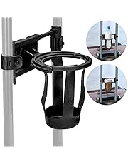 Freehand Luggage Cup Holder – Self Leveling Hands Free Drink Caddy – Fits Roll On Suitcase Handles - Holds 8 – 24 Ounce Coffee Cups or Up To 1 Liter Water Bottles