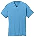 Port & Company 5.4-oz 100% Cotton V-Neck T-Shirt>L Aquatic Blue PC54V