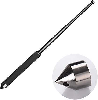 Self Defense Baton Three-section Telescopic Stick Outdoor Professional Protector Car Security Protect Collapsible Tool 21/26 iinch