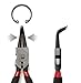 TEKTON Internal / External Snap Ring Pliers Set, 4-Piece | 3576 [Older Model]