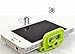 DaVoice Cell Phone Tripod Adapter Mount Holder Clamp Compatible with iPhone X XS Max XR Se 8 7 6 6s Plus Samsung Galaxy S9 S8 S7 Edge Adjustable Smartphone Bracket Clip Cellphone Attachment (Green)