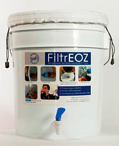 Water filter for rural areas, emergency, disaster relief, humanitarian aid