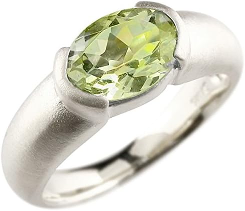 Amazon 大粒 宝石リング 指輪 アンティーク リング ペリドット 8月誕生石 指輪 シルバー サムリング ピンキーリング レディース 7 リング 通販