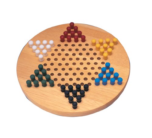 Wood Chinese Checkers Game