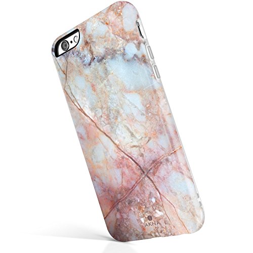 iPhone 6 6s case marble, Akna New Glamour Series [All New Design] Flexible Soft TPU cover with Fabul