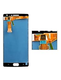 srjtek para OnePlus 2 One Plus garantía de dos visualización LCD Asamblea digitalizador de visualización táctil, Test antes de envío, de 6 meses, última intervensión vidrio Templado