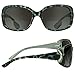 Sexy Bifocal Sunglasses for Women. Animal Pattern with Metal Accent.