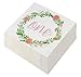 BLUE PANDA - 150 Pack Paper Napkins in Floral Design for 1st Birthday Party (6.5 x 6.5 in)