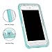 MAXCURY iPhone 6 7 8 Case, Hard PC Bumper + Soft TPU Back Clear Phone Case 3 in 1 Hybrid Protective Dual Layer Shockproof Clear Case for Regular iPhone 6/6S/7/8 4.7” - Green