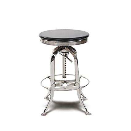 Counter Culture Colada Vintage Bar Stool (Chrome Metal)