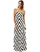 PattyBoutik Women’s Striped Spaghetti Strap Maxi Dress