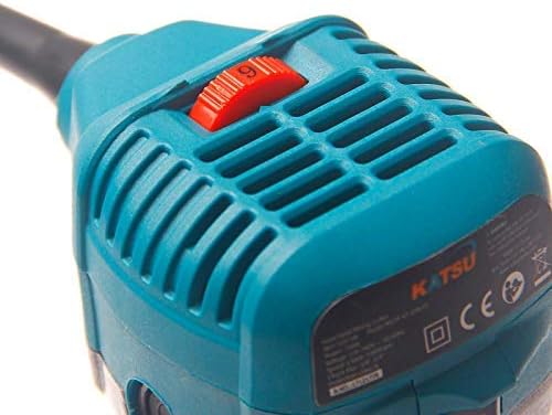 KATSU Compact Electric Palm Router 710W, Variable Speed Wood Trimmer with 1/4” & 3/8” Collets for Wood MDF and Laminate, 220-240V - Image 5