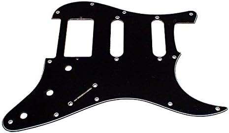Ant Hill Music Stratocaster Pickguard 11 Hole 3ply HSS BWB fits US/MEX Strats