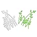 Grass Leaves Cutting Dies Stencil Weeds Metal Template DIY Paper Card Tool 1 Pc