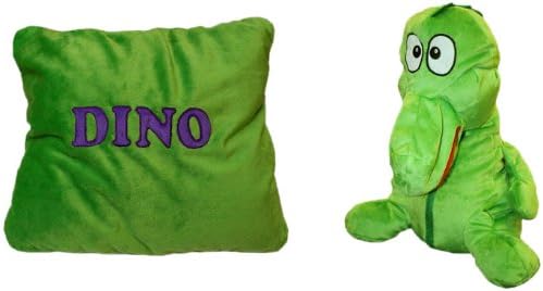 IcyDeals Get Me Out Pillow, Dinosaur