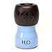 H2O4K9, Dog Water Bottle and Travel Bowl, 9.5-Ounce, Denim Blue