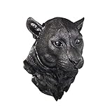 WALL CHARMERS Large Black Faux Mountain Lion Head Wall Hanging - 17