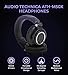 Audio-Technica ATH-M50x Closed Back Dynamic Headphones Bundle with Antlion Audio ModMic 4 with Mute Switch, USB Audio Adapter, and Y Splitter for Audio, Mic