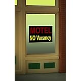 8975 Motel No Vacancy Window Sign by Miller Signs