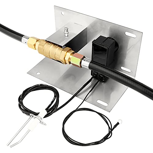 EXCELFU Fire Pit Gas Burner Spark Ignition Kit Including Push Button