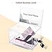 MaxGear Acrylic Donation Box with Lock and Sign Holder Clear Ballot Box with Lock (6.25