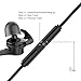 BYZ Wired Earbuds Stereo Earphones in-Ear Headphones with Ear Hooks for Running Workout Gym Blackthumb 1