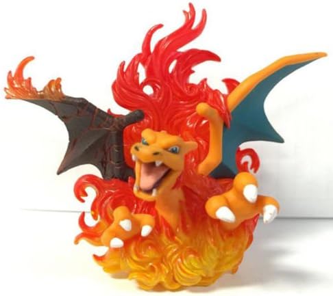 Charizard EX Sculpted TOY FIGURE Red &amp; Blue Mythical Collection Pokemon Promo