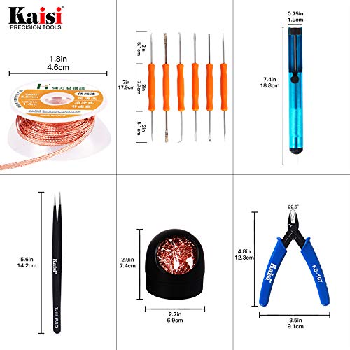 Kaisi Professional Solder Assist Tools and Accessory Kit (11 Piece)