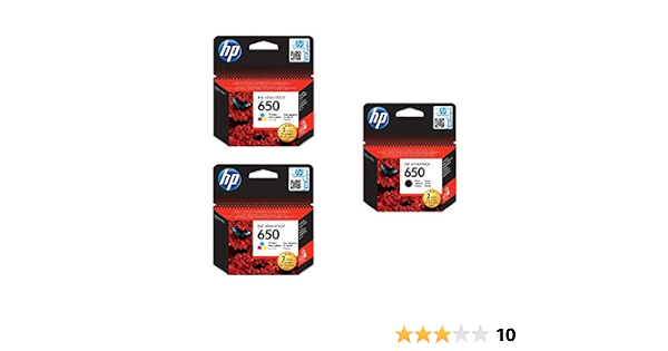 Hp Cz101ak 650 Black Ink Cartridge And 